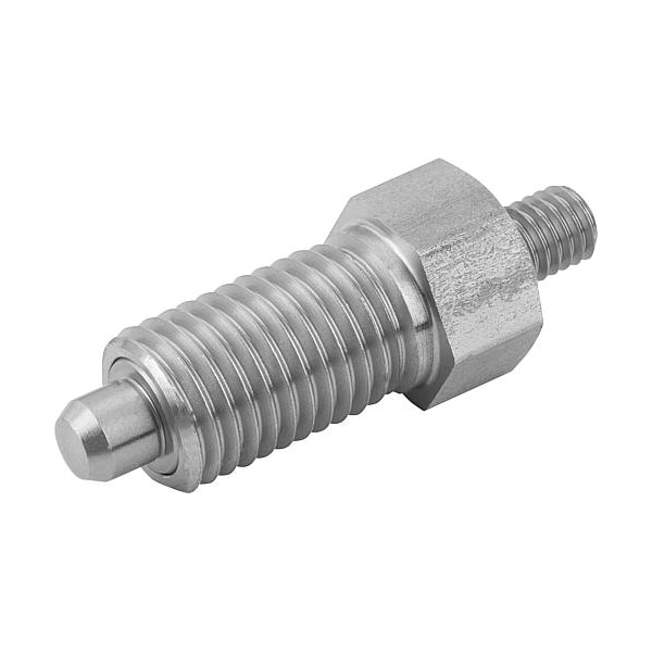 Indexing Plungers threaded pin, Style E, metric